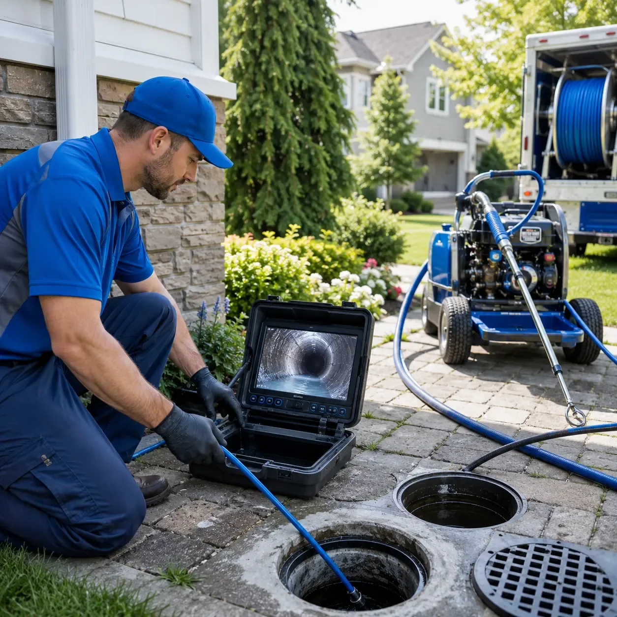 Outdoor drain cleaning professionals serving Bennington, VT