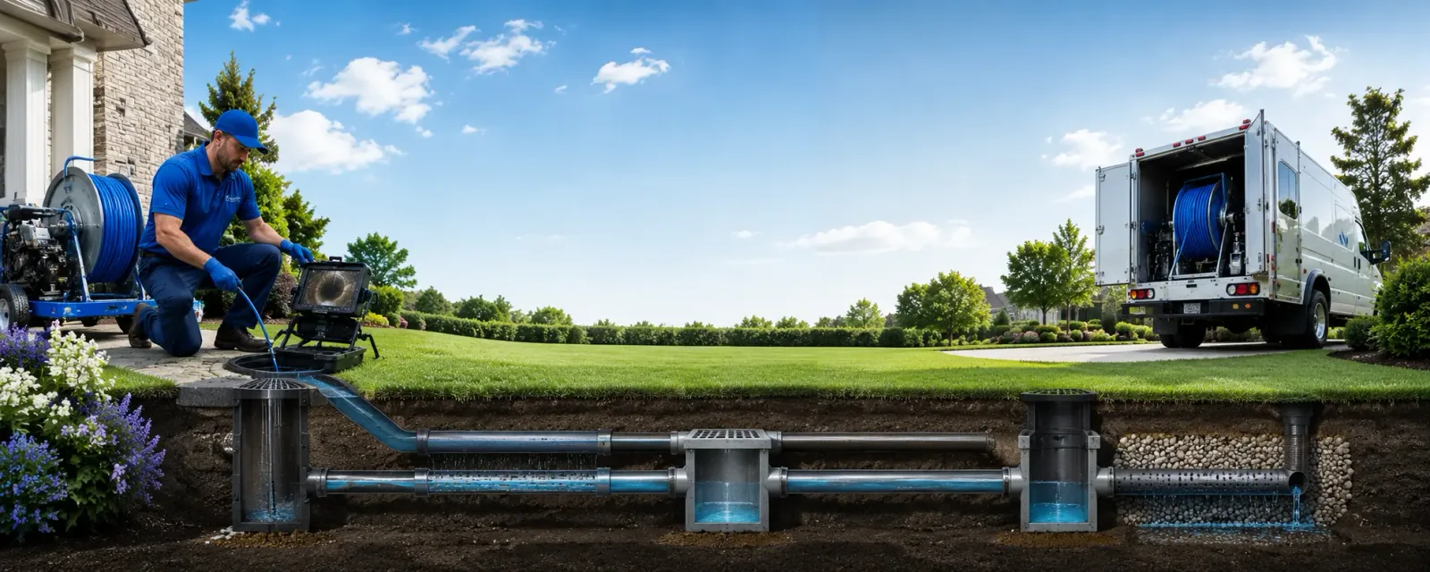 Outdoor drain cleaning information for Bennington, VT